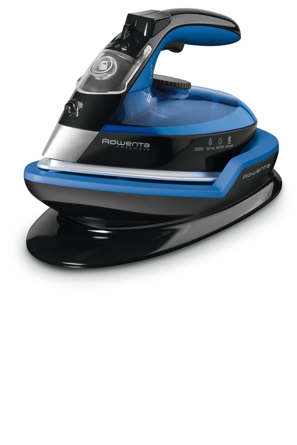 Rowenta DE5010 Dampstrygejern Microsteam 400 Laser-strygesål 2400 W Blå, Sort