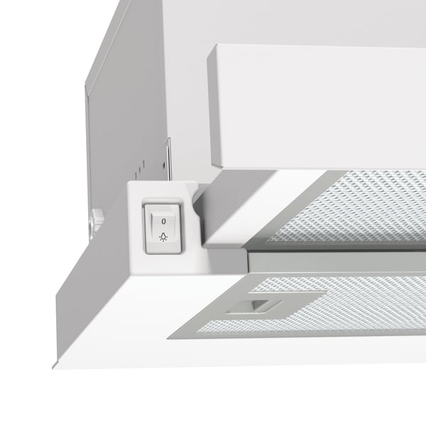 Gorenje TH60E3W Puoliksi sisäänrakennettu (ulosvedettävä) Valkoinen 350 m³/h
