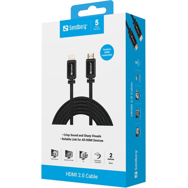 Sandberg HDMI 2.0 19M-19M, 2m