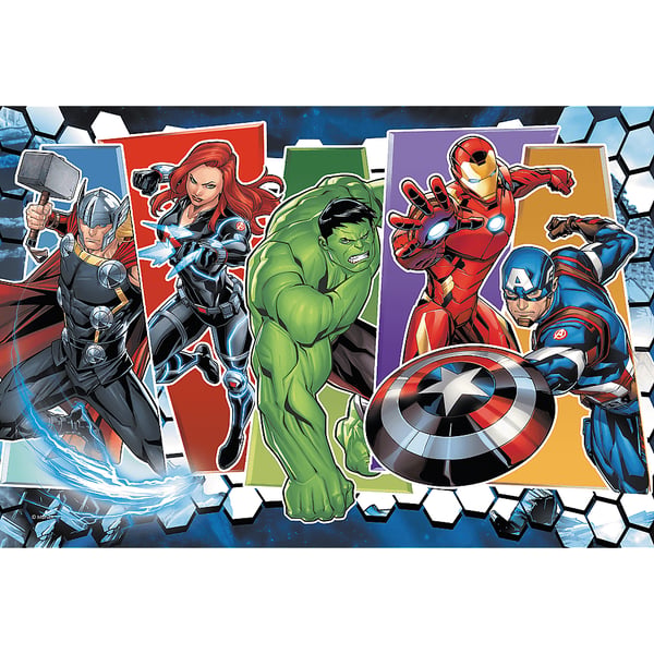 Trefl The Avengers Invincible Puslespil 60 stk Tegnefilm