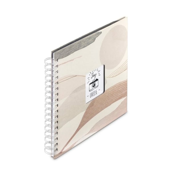 Hama Watercolor fotoalbum og arkbeskyttelse Brun 50 ark Spiral indbinding