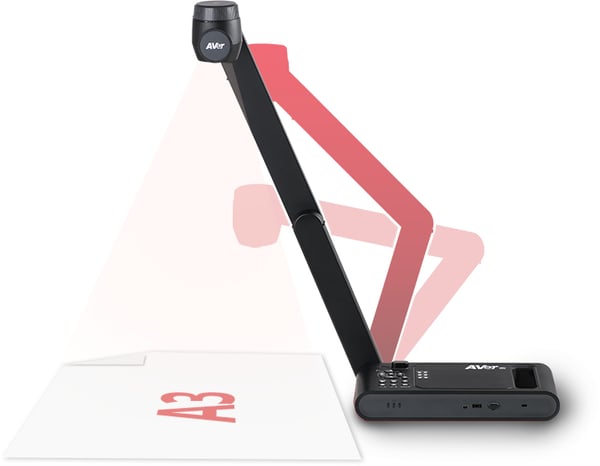 AVer M70W dokumentkameror Svart 25,4 / 3,2 mm (1 / 3.2") CMOS USB/Wi-Fi