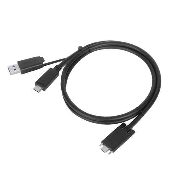 Targus ACC1133GLX USB-kabel USB 3.2 Gen 1 (3.1 Gen 1) 1 m USB C Sort