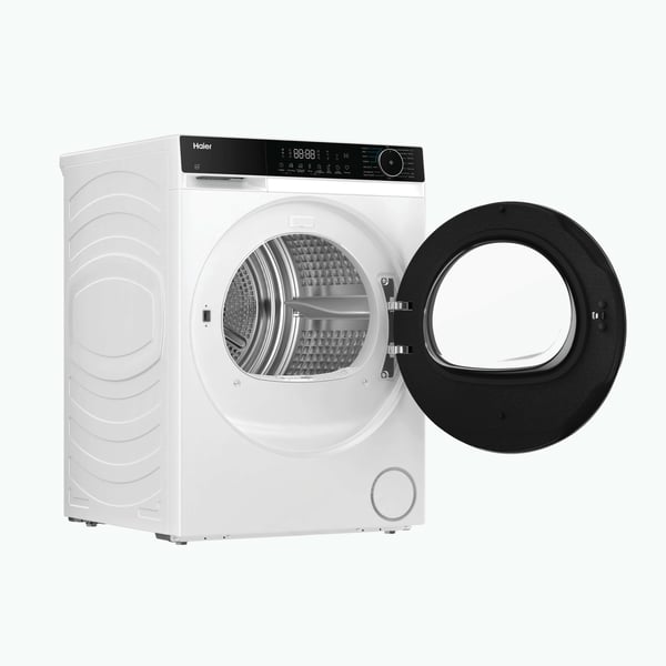Haier HD120-E357U1-IT tørretumbler Fritstående Front-læsning 12 kg Hvid