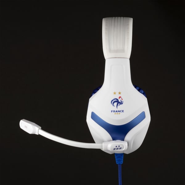 Konix KX FFF UNIV WHITE GAMING HEADSET Ledningsført Spil Blå, Hvid
