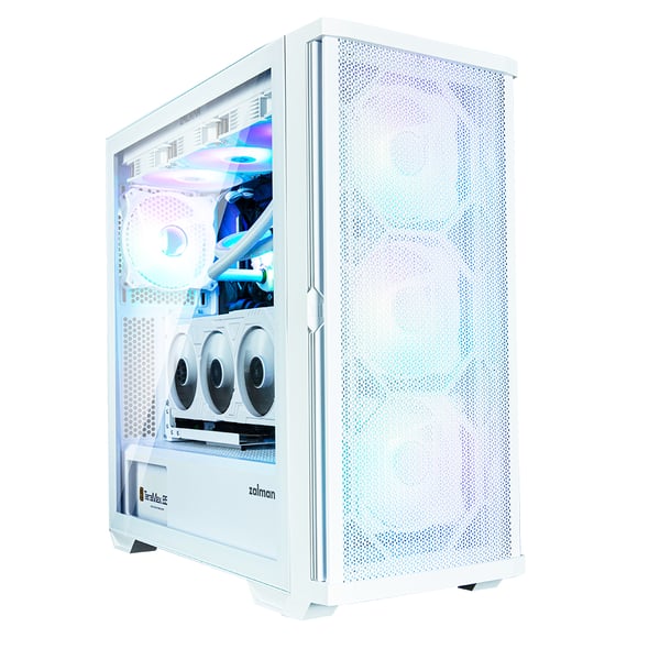 Zalman Z10 DUO WHITE datorväskor Midi Tower Vit