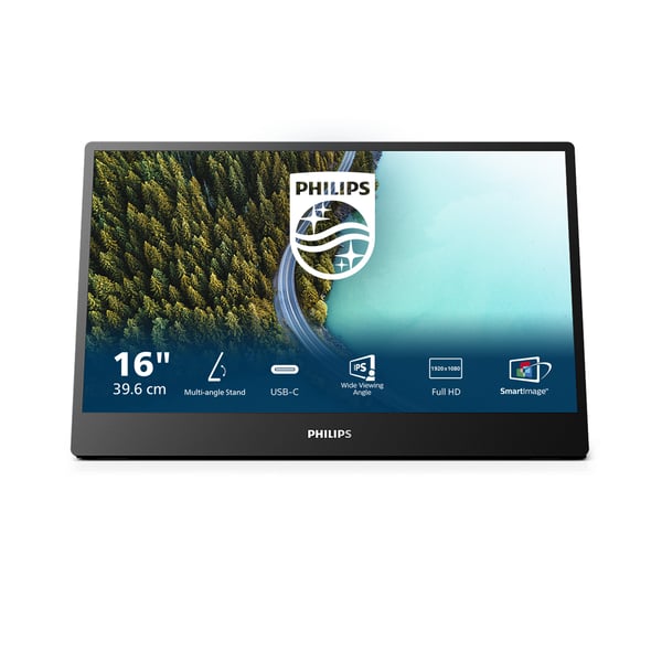 Philips 3000 series 16B1P3302/00 platta pc-skärmar 39,6 cm (15.6") 1920 x 1080 pixlar Full HD LED Svart