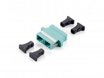 Equip 156143 fiber adapter SC 12 stk Turkis Equip 156143 fiber adapter SC 12 stk Turkis