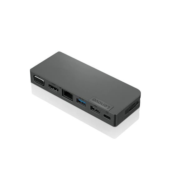 Lenovo 4X90S92381 kannettavien tietokoneiden telakka ja porttitoistin Langallinen USB 3.2 Gen 1 (3.1 Gen 1) Type-C Harmaa