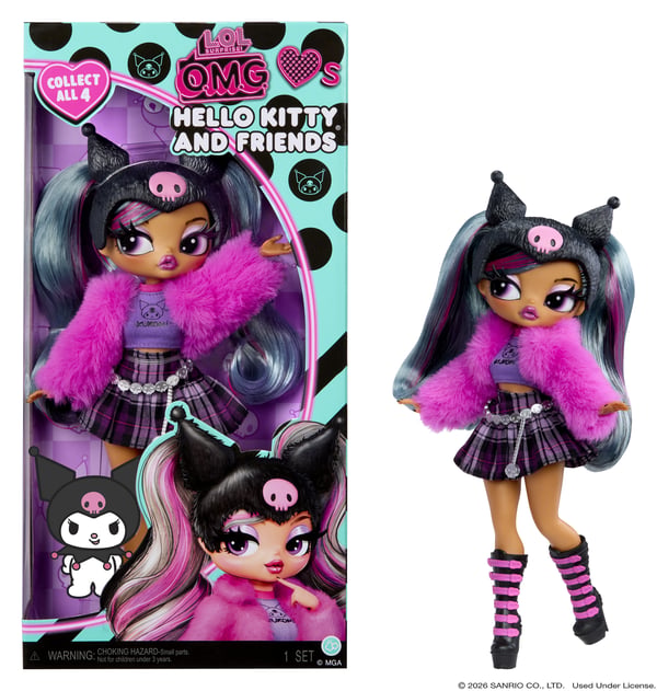 L.O.L. Surprise! O.M.G. Loves Hello Kitty® and Friends – Kuromi L.O.L. Surprise! O.M.G. Loves Hello Kitty® and Friends – Kuromi