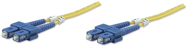 Intellinet 470629 InfiniBand och fiberoptisk kabel 3 m SC Gul