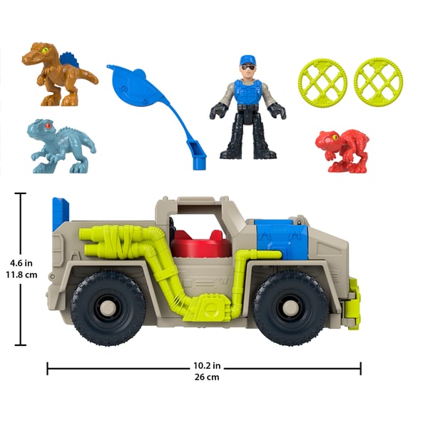 Fisher-Price Imaginext Jurassic World Track & Transport Dino Truck