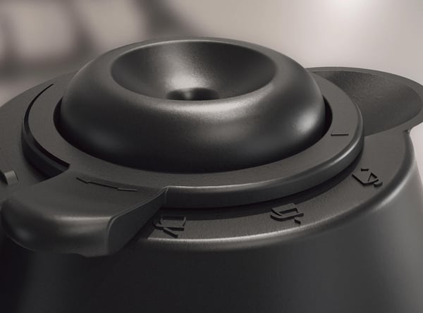 Philips Café Gaia Collection Kaffemaskine med termokande i titanium