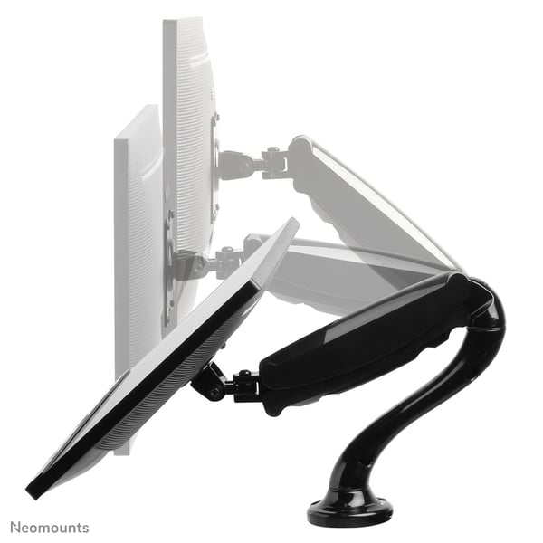 Neomounts NM-D500BLACK monitorin kiinnike ja jalusta 76,2 cm (30") Vastaanotto Musta