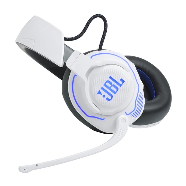 JBL Quantum 910P Headset Kabel & trådløs Spil USB Type-C Bluetooth Blå, Hvid