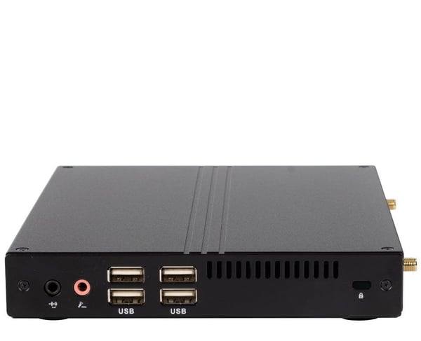 bluechip BUSINESSline M11100g-P Intel® N N100 8 GB DDR4-SDRAM 120 GB SSD Windows 11 Pro Mini PC Mini-PC Antracit, Svart