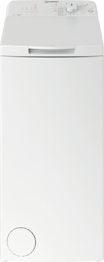 Indesit Turn&GO BTW L60400 IT Pesukone Päältätäytettävä 6 kg 951 RPM Valkoinen