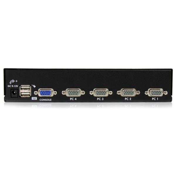 StarTech.com 1U hyllmonterad USB KVM-switch med 4 portar och OSD