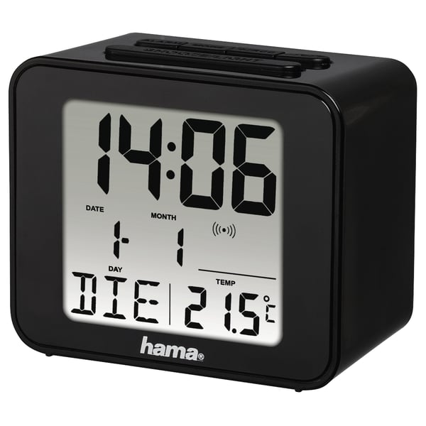 Hama Cube Digital väckarklocka Svart