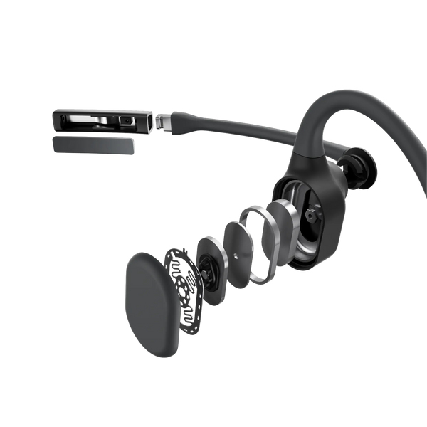 SHOKZ C110-AI-BK-EN hovedtelefoner/headset Trådløs Ørekrog Kontor/Callcenter Bluetooth Sort