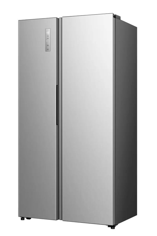 Hisense RS3P558NEIE Kombinerad kyl/frys side-by-side Fristående 544 l Grå, Rostfritt stål