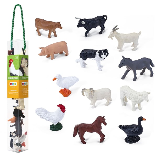 Mojo Fun Farm Figure Set 12pc