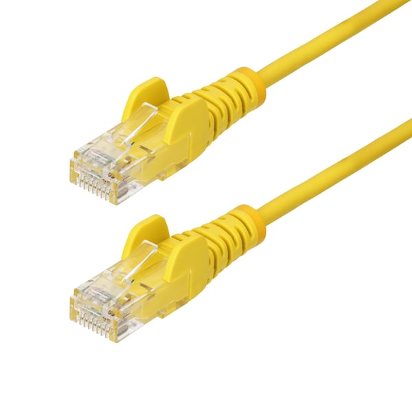 StarTech.com N6PAT100CMYLS netværkskabel Gul 1 m Cat6 U/UTP (UTP)