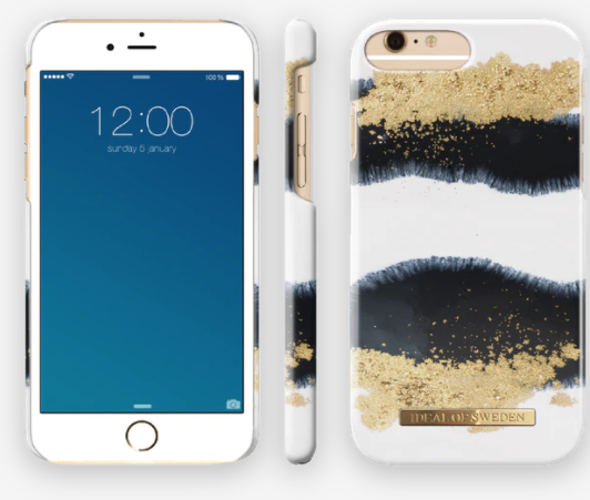 iDeal of Sweden Fashion mobiltelefonfodral 11,9 cm (4.7") Mobilskal Svart, Vit, Gul