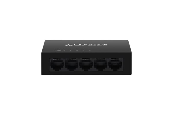 Lanview LVN-DESK-5PORT-1G nätverksswitchar Ohanterad Gigabit Ethernet (10/100/1000)