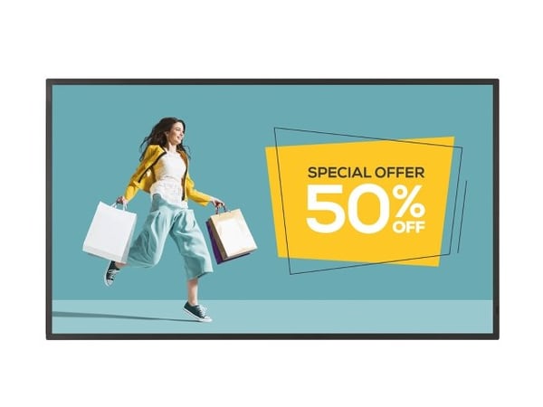 Sharp PN-HY431 Digital fladpaneldisplay 109,2 cm (43") TFT 500 cd/m² 4K Ultra HD Sort 24/7