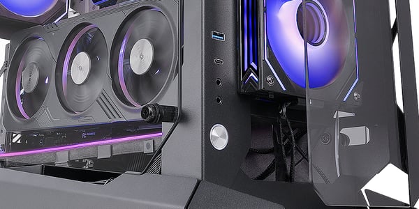 Mars Gaming MC-EDGE Midi Tower Svart
