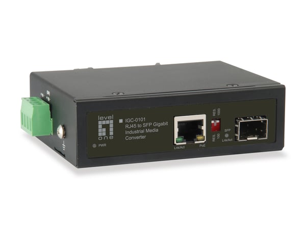 LevelOne IGC-0101 verkon mediamuunnin 1000 Mbit/s