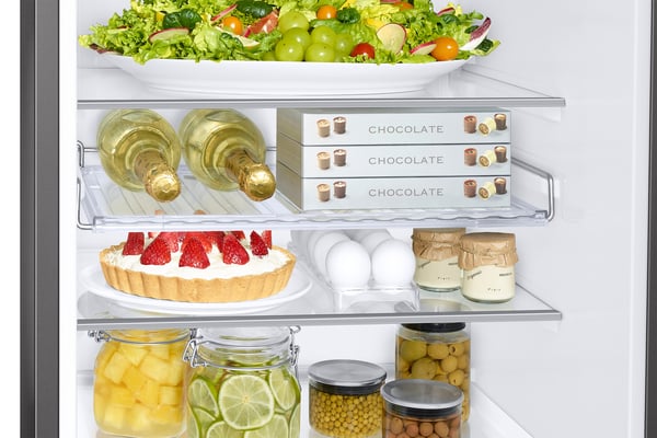 Samsung RB34C675DSA Fritstående Rustfrit stål