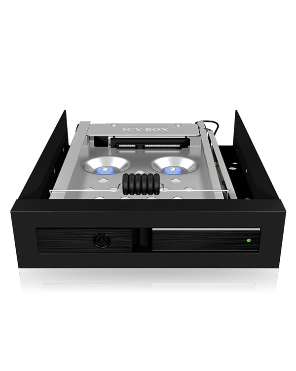 ICY BOX IB-2217ASTS 8,89 cm (3.5") Opbevaring drev bakke Sort