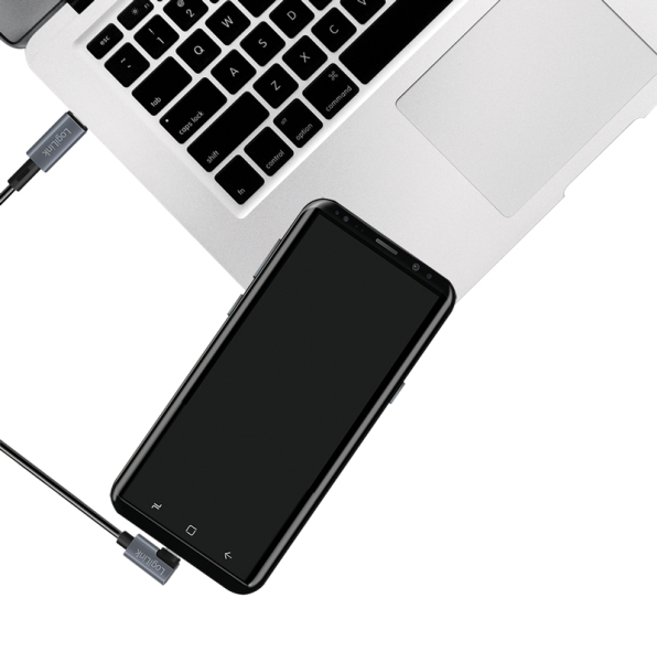 LogiLink CU0182 USB-kablar USB 2.0 1 m USB C 0,48 Gbit/s 100 W Svart, Silver
