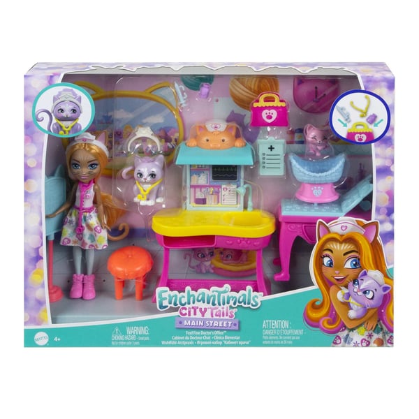 Enchantimals City Tails Main Street Feel Fine Doctor's Office