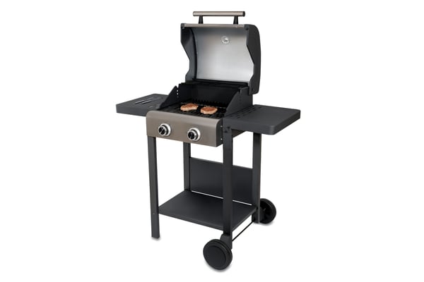 Unold 58595 Barbecue Grill-Wagen BUDDY Kurv Elektrisk Sort, Rustfrit stål 2600 W