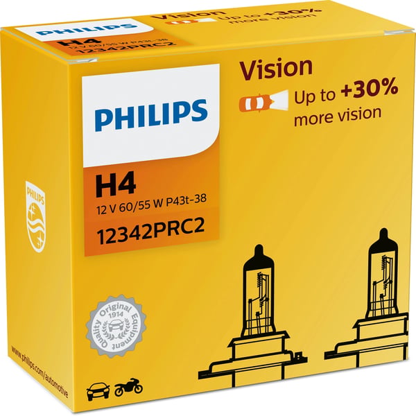 Philips Vision 12342PRC2 Enemmän näkyvyyttä