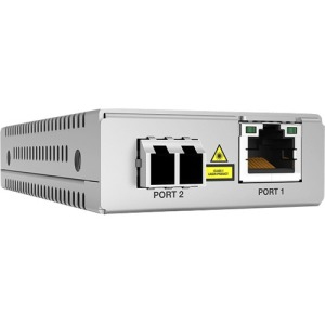 Allied Telesis AT-MMC2000/LC-960 mediakonverterare för nätverk 1000 Mbit/s 1310 nm Flerläge Grå