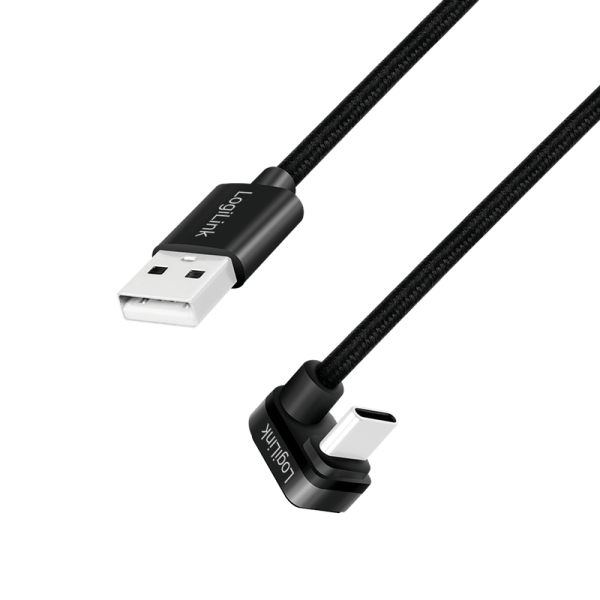 LogiLink CU0192 USB-kabel USB 2.0 1 m USB A USB C 0,48 Gbit/sek. 60 W Sort LogiLink CU0192 USB-kabel USB 2.0 1 m USB A USB C 0,48 Gbit/sek. 60 W Sort