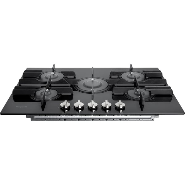 Hotpoint FTGHG 751 D/HA(BK) Svart Inbyggd 75 cm Gas 5 zone(s)