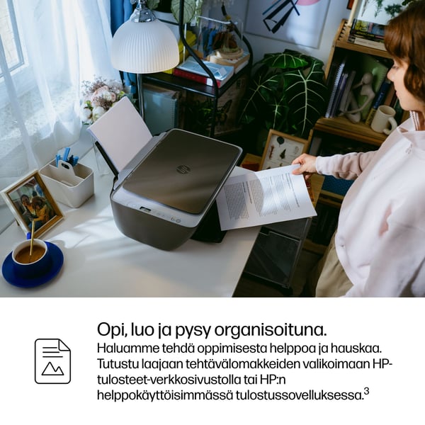 HP DeskJet 2921 Langaton All-in-One Väri Tulostin, Instant Ink