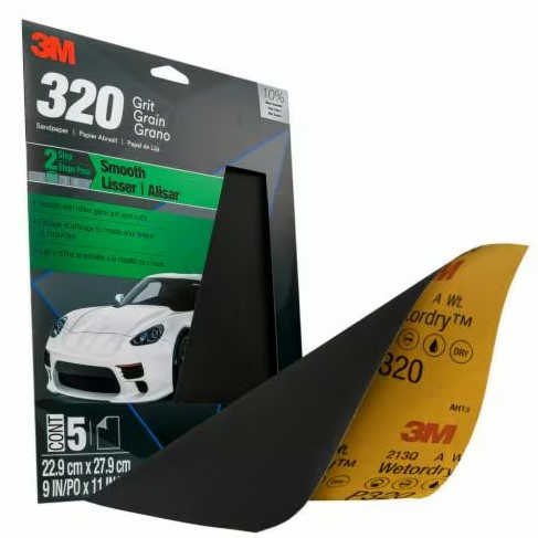3M Highland 32040 sandpapper Slipark P320 5 styck