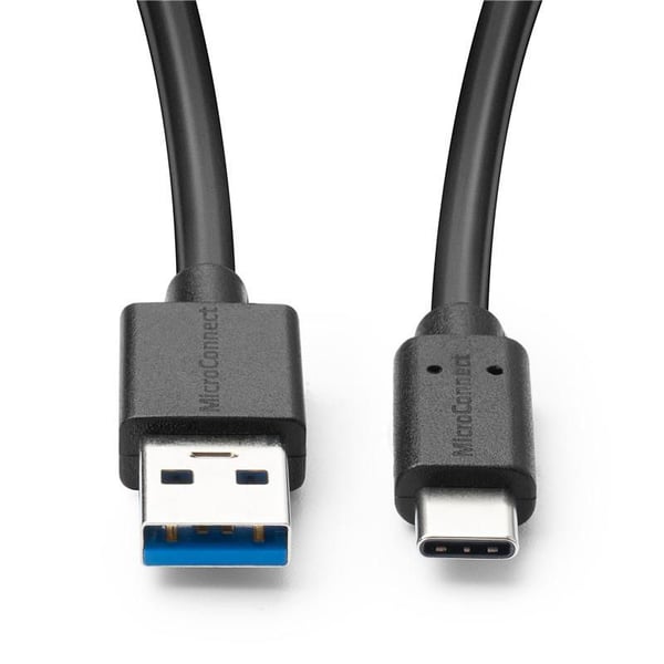 Microconnect USB3.2CA1.5 USB-kabel USB 3.2 Gen 1 (3.1 Gen 1) 1,5 m USB A USB C 15 W Sort