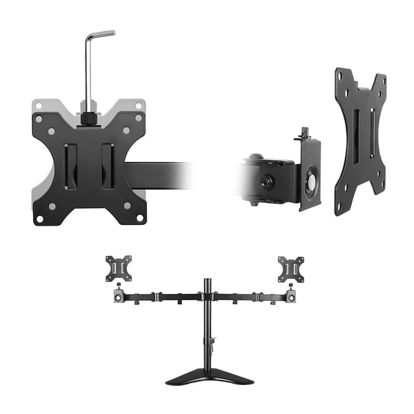 Ewent EW1536 skærmbeslag og -stativer 81,3 cm (32") Skrivebord Sort
