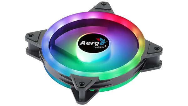 Aerocool Duo 12 Datorväska Fan 12 cm Svart