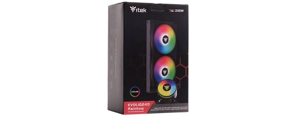 itek EVOLIQ 240 Processor Allt-i-ett vätskekylare Svart