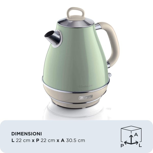 Ariete 2869/04 vedenkeitin 1,7 L 2000 W Vihreä