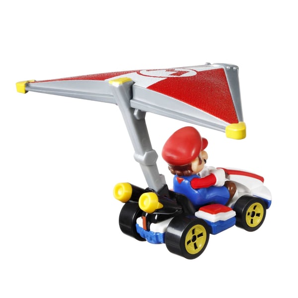Hot Wheels MARIOKART Mario Standart Kart and Super Glider