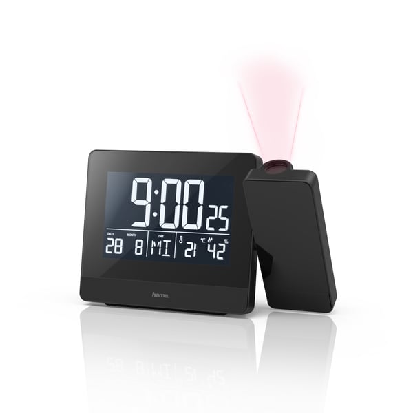 Hama Plus Charge Digital väckarklocka Svart